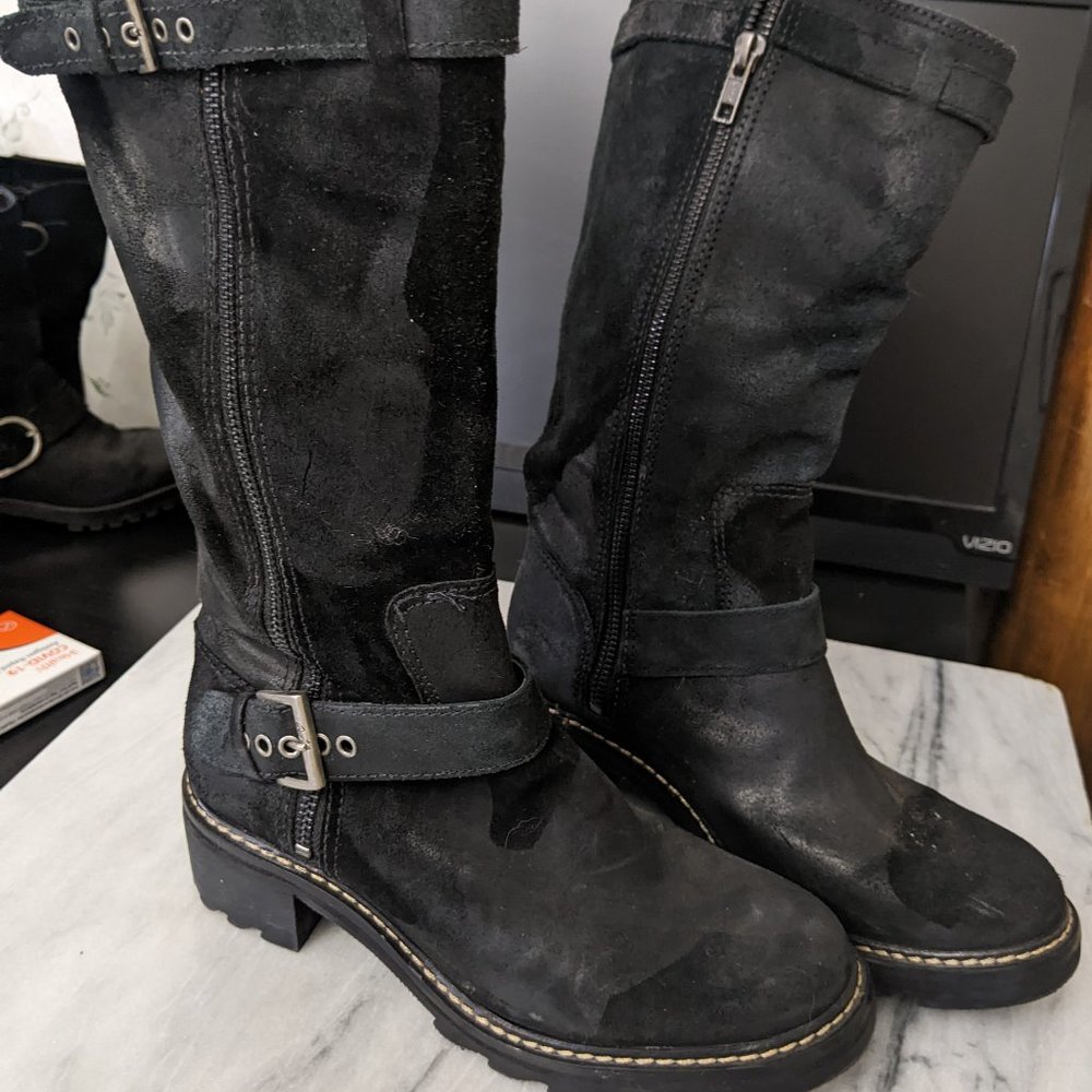 Donald Pliner Black Boots 6 1/2